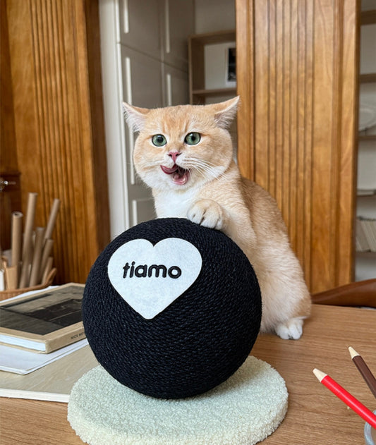 HoMings Pet Sisal Cat Scratching Ball